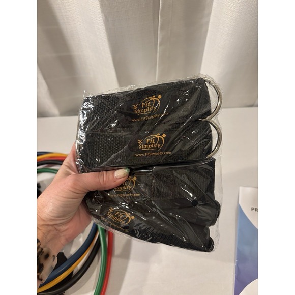 NEW Fit Simplify Resistance Tube Bands 12 Piece Set with Instruction Booklet - Picture 4 of 6